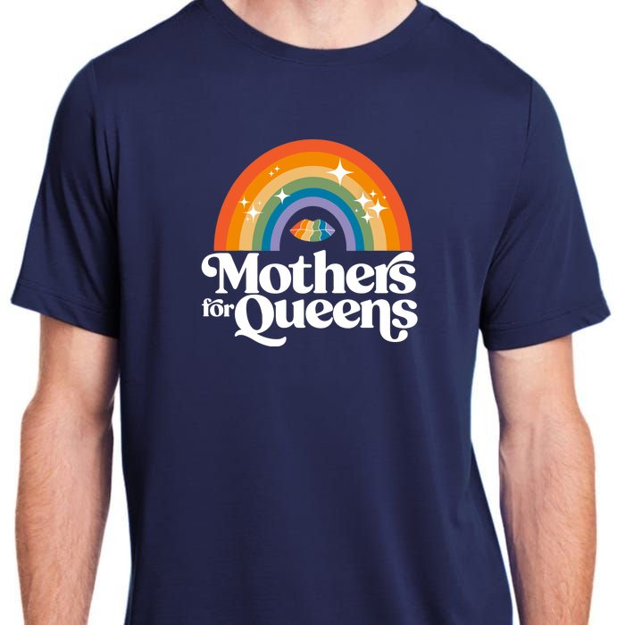 Rainbow Mothers For Queens Support Drag Is Not A Crime Adult ChromaSoft Performance T-Shirt