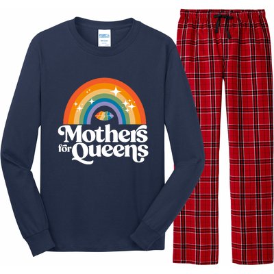 Rainbow Mothers For Queens Support Drag Is Not A Crime Long Sleeve Pajama Set