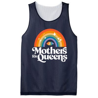 Rainbow Mothers For Queens Support Drag Is Not A Crime Mesh Reversible Basketball Jersey Tank