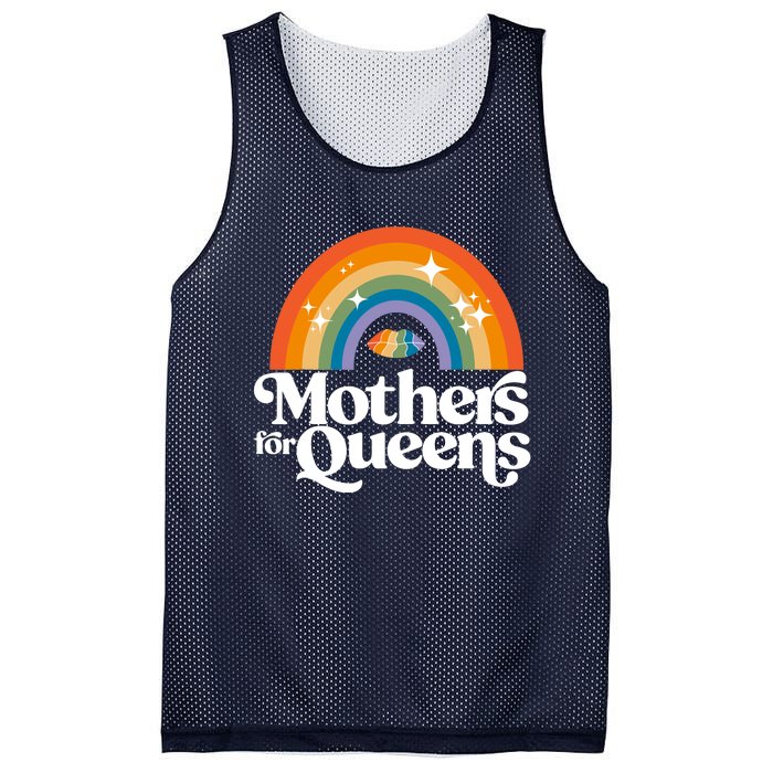 Rainbow Mothers For Queens Support Drag Is Not A Crime Mesh Reversible Basketball Jersey Tank