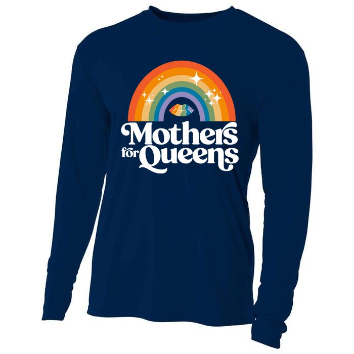 Rainbow Mothers For Queens Support Drag Is Not A Crime Cooling Performance Long Sleeve Crew