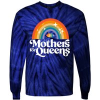 Rainbow Mothers For Queens Support Drag Is Not A Crime Tie-Dye Long Sleeve Shirt