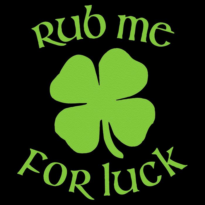 RUB ME FOR LUCK Funny St. Patrick's Day 16 in Basic Backpack