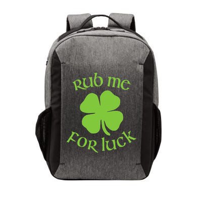 RUB ME FOR LUCK Funny St. Patrick's Day Vector Backpack