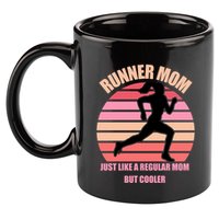 Runner Mom Funny Marathon Running Jogging Mothers Day Gift 11oz C Handle Ceramic Mug