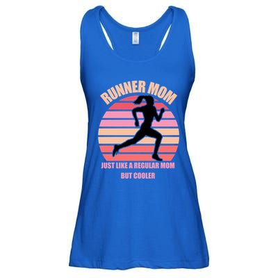 Runner Mom Funny Marathon Running Jogging Mothers Day Gift Ladies Essential Flowy Tank