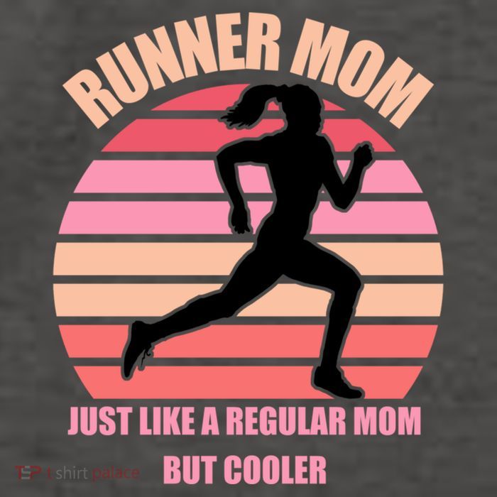 Runner Mom Funny Marathon Running Jogging Mothers Day Gift Vector Backpack