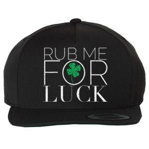 Rub Me For Luck Saint Patrick's Day Parade Wool Snapback Cap