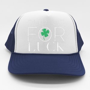 Rub Me For Luck Saint Patrick's Day Parade Trucker Hat