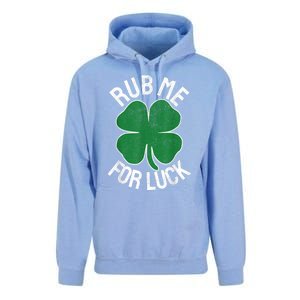 Rub Me For Luck St Patrick's Day Funny Adult Humor Unisex Surf Hoodie