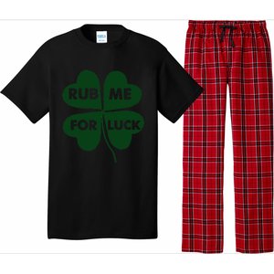 Rub Me For Luck St. Patrick's Day Funny Pajama Set