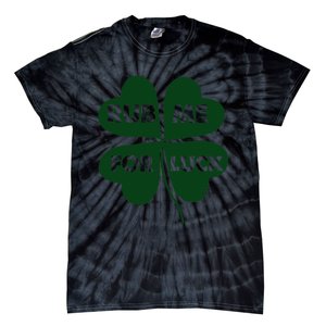 Rub Me For Luck St. Patrick's Day Funny Tie-Dye T-Shirt