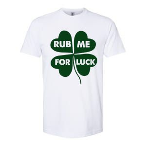 Rub Me For Luck St. Patrick's Day Funny Softstyle CVC T-Shirt