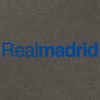 Real Madrid Football Club Text Cotton Canvas Backpack