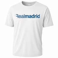 Real Madrid Football Club Text Cooling Performance Crew T-Shirt