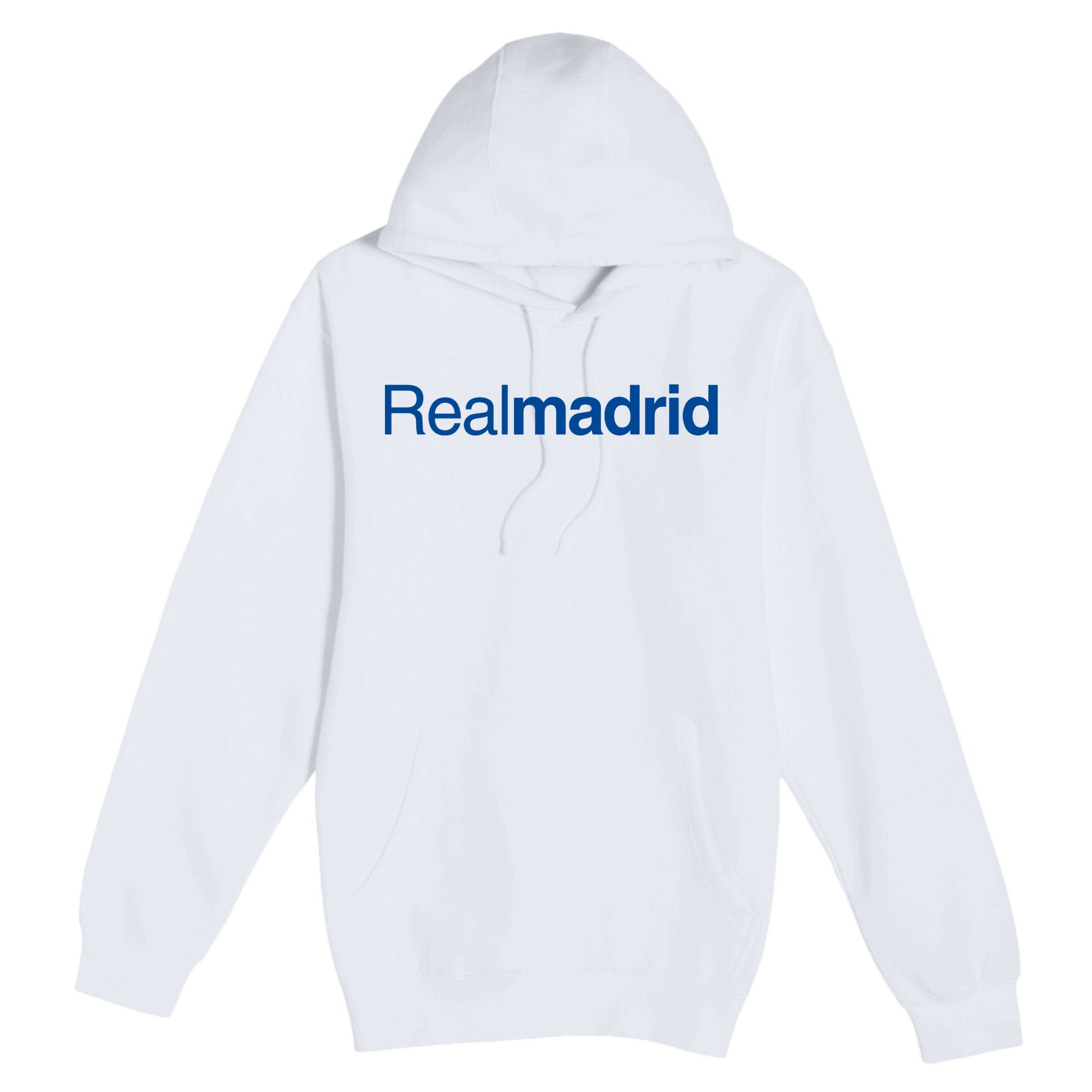 Real Madrid Football Club Text Premium Pullover Hoodie