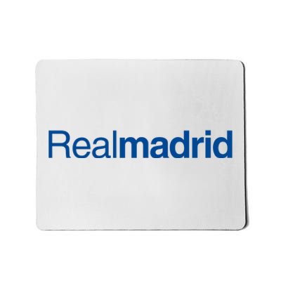 Real Madrid Football Club Text Mousepad