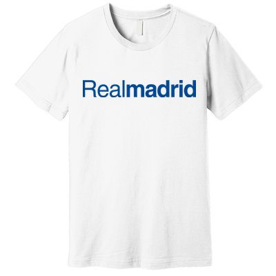 Real Madrid Football Club Text Premium T-Shirt
