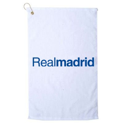 Real Madrid Football Club Text Platinum Collection Golf Towel