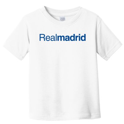 Real Madrid Football Club Text Toddler T-Shirt