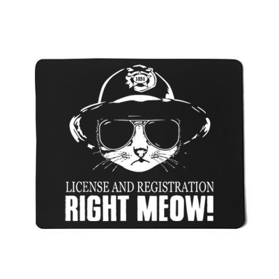 Right Meow Funny Mousepad