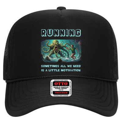 Running Motivation Funny Cthulhu Lovecraft Trucker Hat