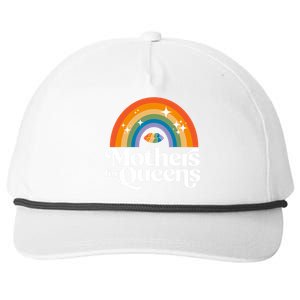 Rainbow Mothers For Queens Support Drag Is Not A Crime Snapback Five-Panel Rope Hat