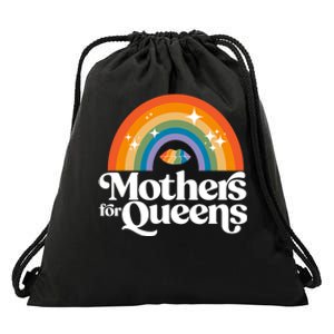 Rainbow Mothers For Queens Support Drag Is Not A Crime Drawstring Bag