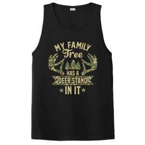 retro My Family Tree Has A Deer Stand In It  Camo Hunting  PosiCharge Competitor Tank