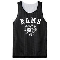 Rams Mascot For Players And Fans Mesh Reversible Basketball Jersey Tank