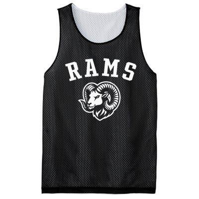 Rams Mascot For Players And Fans Mesh Reversible Basketball Jersey Tank