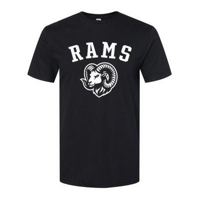 Rams Mascot For Players And Fans Softstyle CVC T-Shirt