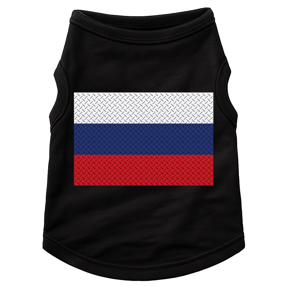 Russian Metal Flag Doggie Tank