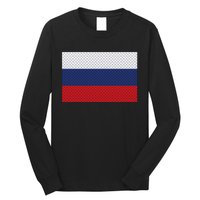 Russian Metal Flag Long Sleeve Shirt