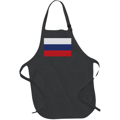 Russian Metal Flag Full-Length Apron With Pockets