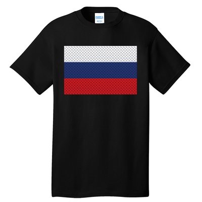 Russian Metal Flag Tall T-Shirt