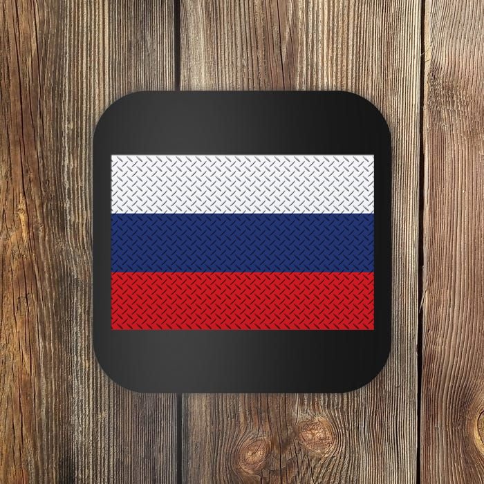 Russian Metal Flag Coaster