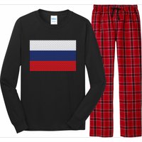 Russian Metal Flag Long Sleeve Pajama Set