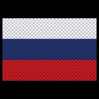 Russian Metal Flag Flatbill Hat