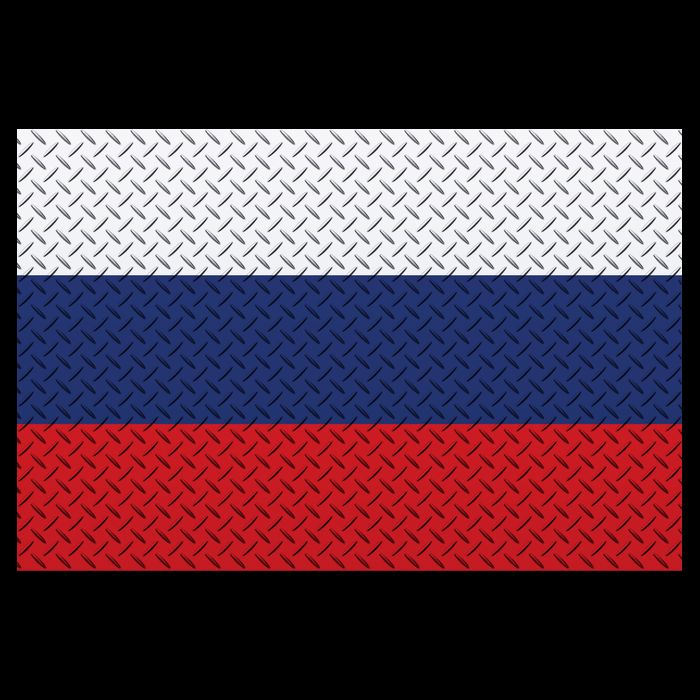 Russian Metal Flag Flatbill Hat