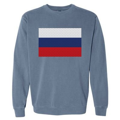 Russian Metal Flag Garment-Dyed Sweatshirt