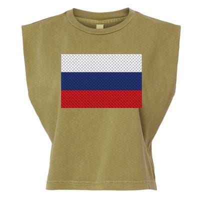 Russian Metal Flag Garment-Dyed Women's Muscle Tee