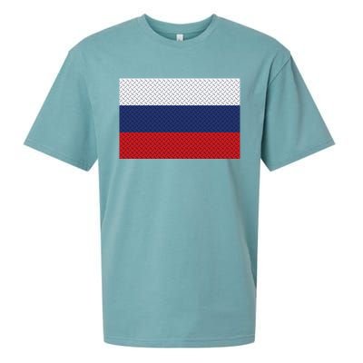 Russian Metal Flag Sueded Cloud Jersey T-Shirt