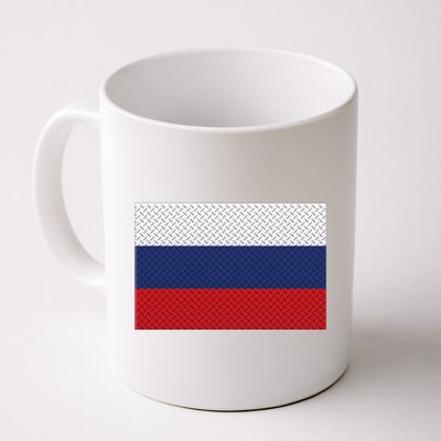 Russian Metal Flag Coffee Mug