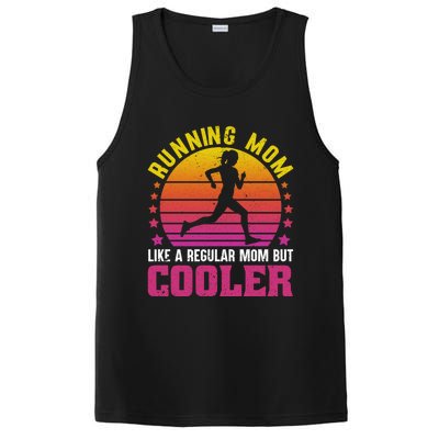 Running Mom Funny Marathon Runner Mother's Day Gift Great Gift PosiCharge Competitor Tank