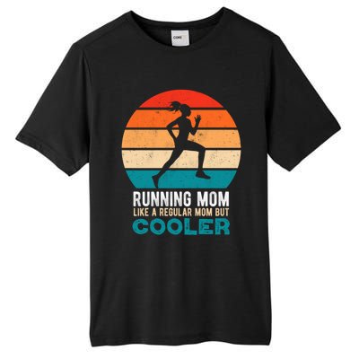 Running Mom Funny Marathon Runner Mother's Day Gift Tall Fusion ChromaSoft Performance T-Shirt