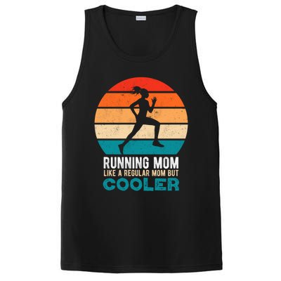 Running Mom Funny Marathon Runner Mother's Day Gift PosiCharge Competitor Tank