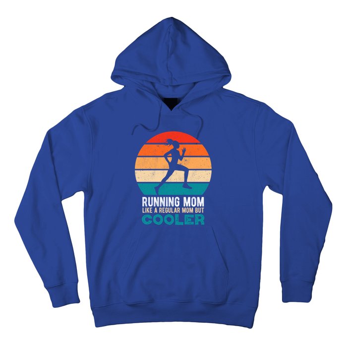 Running Mom Funny Marathon Runner Mother's Day Gift Hoodie