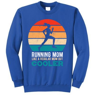 Running Mom Funny Marathon Runner Mother's Day Gift Sweatshirt