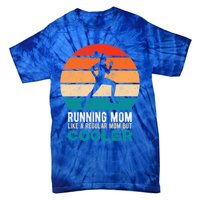 Running Mom Funny Marathon Runner Mother's Day Gift Tie-Dye T-Shirt